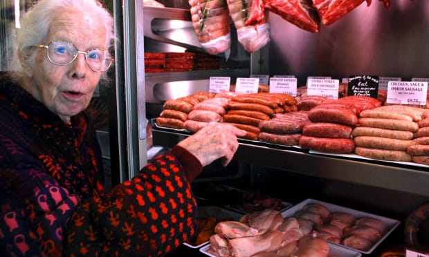 Doing her wurst: Gillian Riley. Photograph: Jason Fidler 