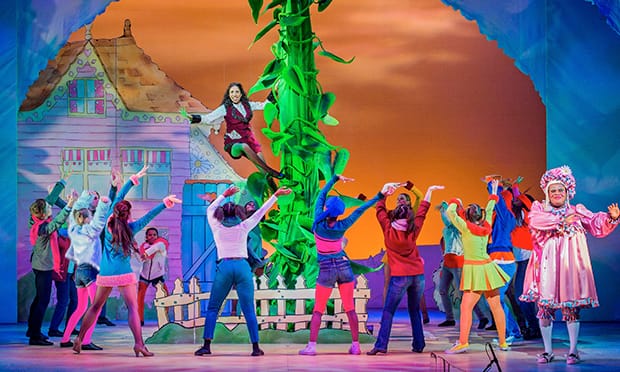 The cast of Jack and the Beanstalk at Hackney Empire. Photograph: Robert Workman