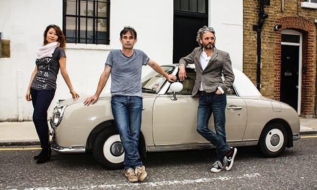 Mercury Heart (l-r): Mai Goya Nguyen (bass), Craig Stronach (drums), Simon Hardeman (guitar, vocals)