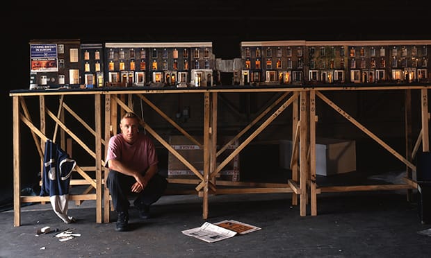 Tom Hunter in front of The Ghetto 