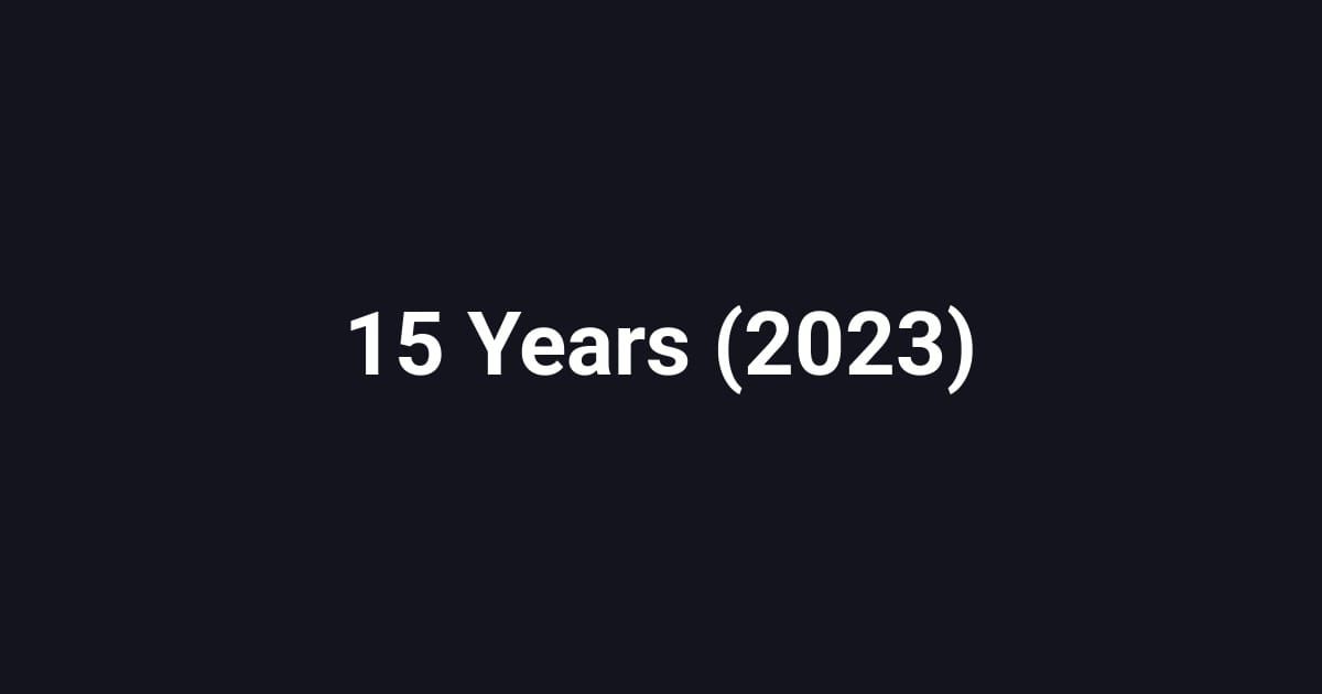 15 Years (2023)