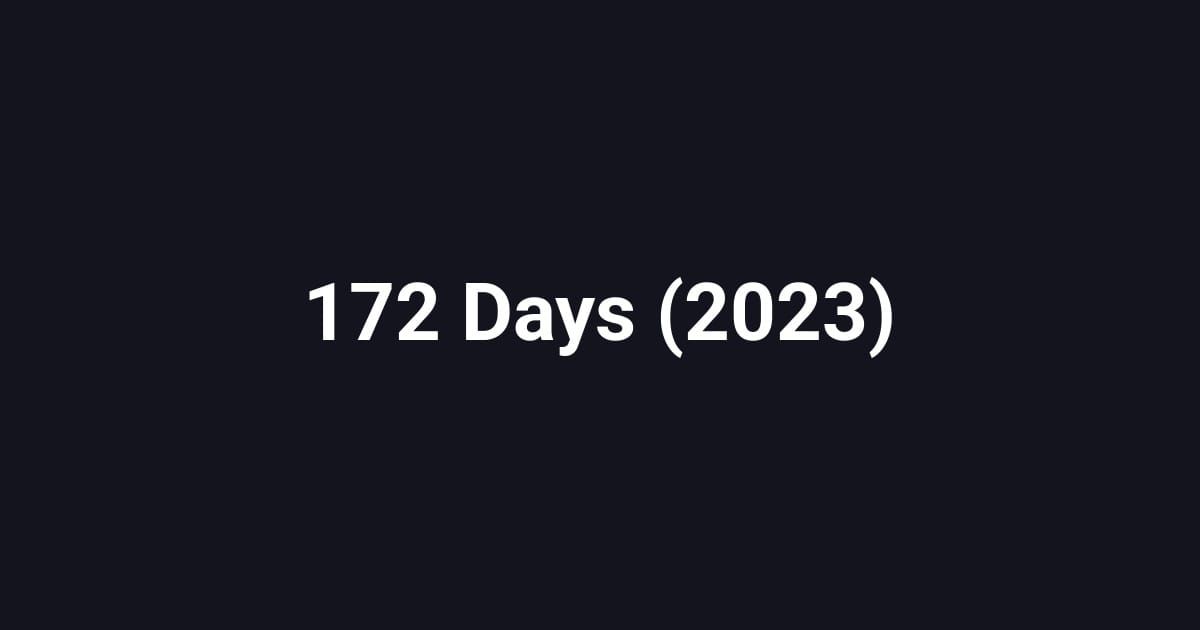 172 Days (2023)