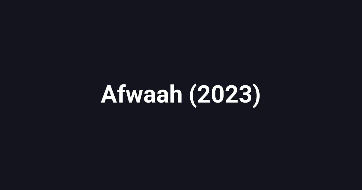 Afwaah (2023)