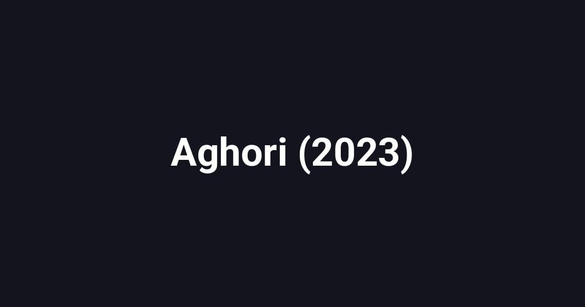 Aghori (2023)