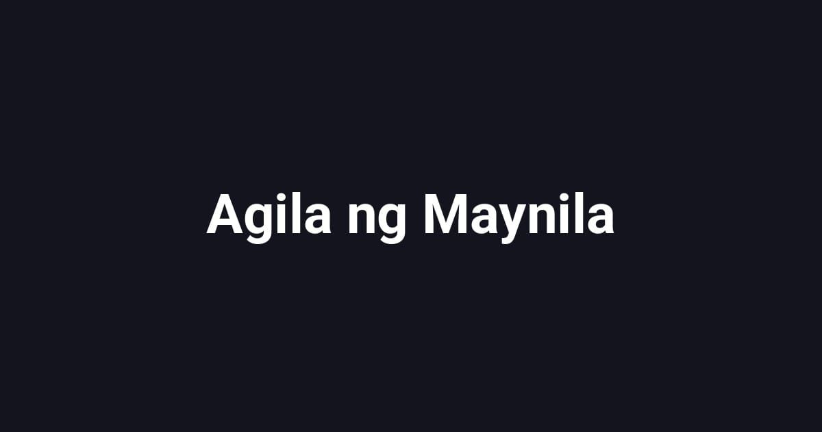 Agila ng Maynila