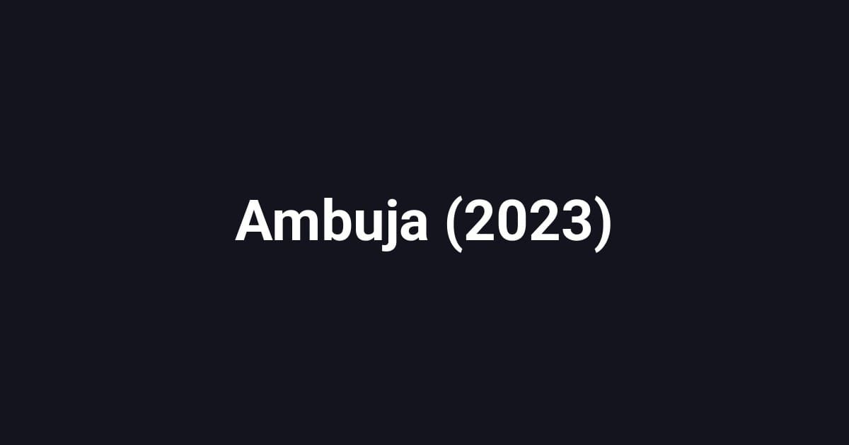 Ambuja (2023)