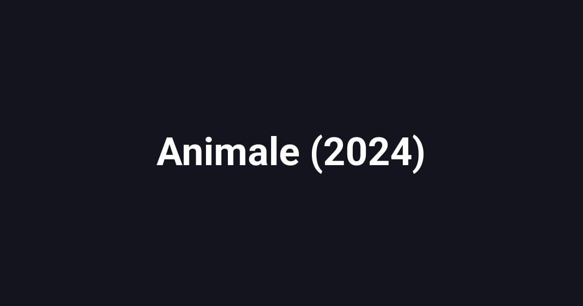 Animale (2024)
