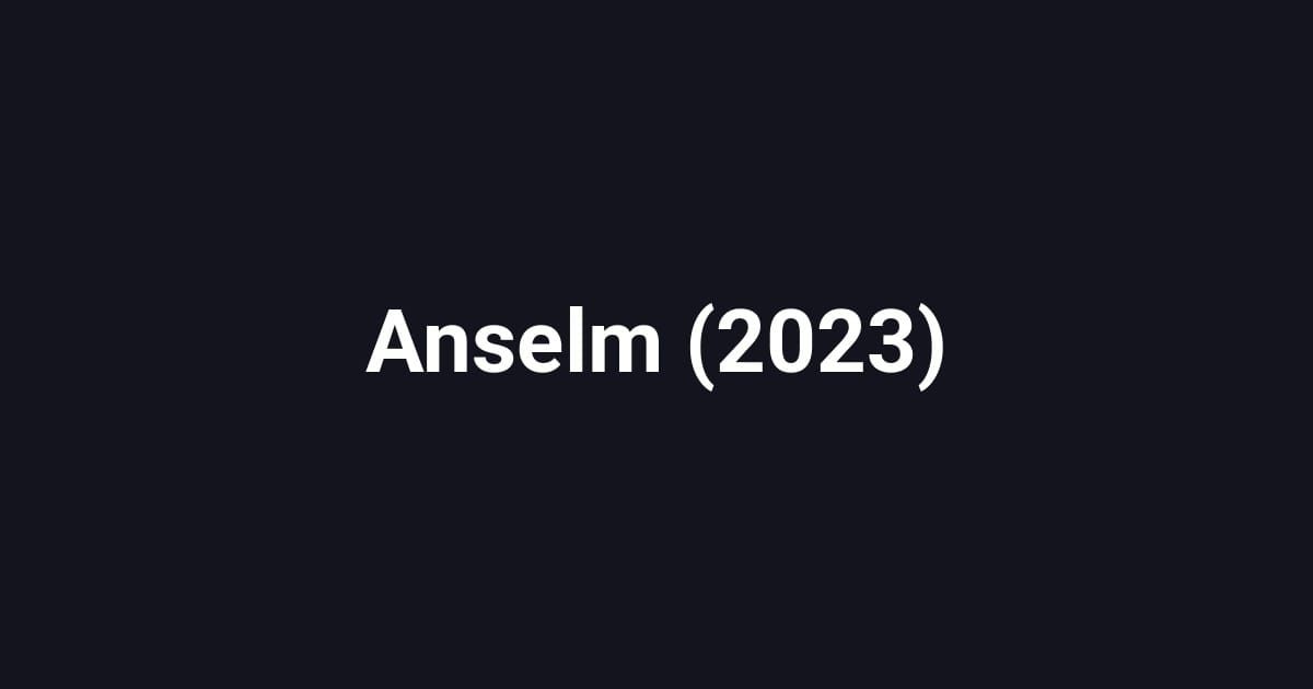 Anselm (2023)