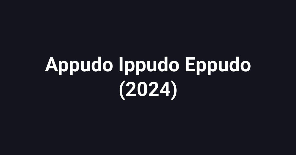 Appudo Ippudo Eppudo (2024)