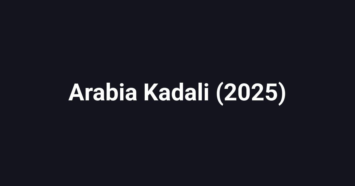 Arabia Kadali (2025)