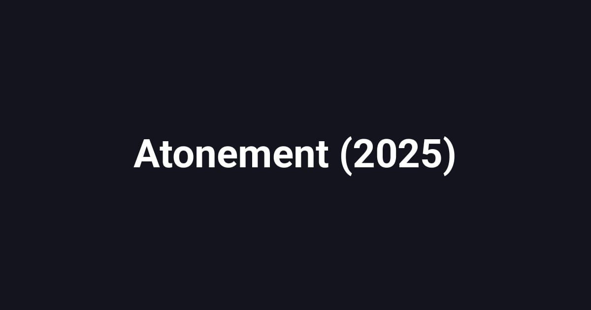 Atonement (2025)