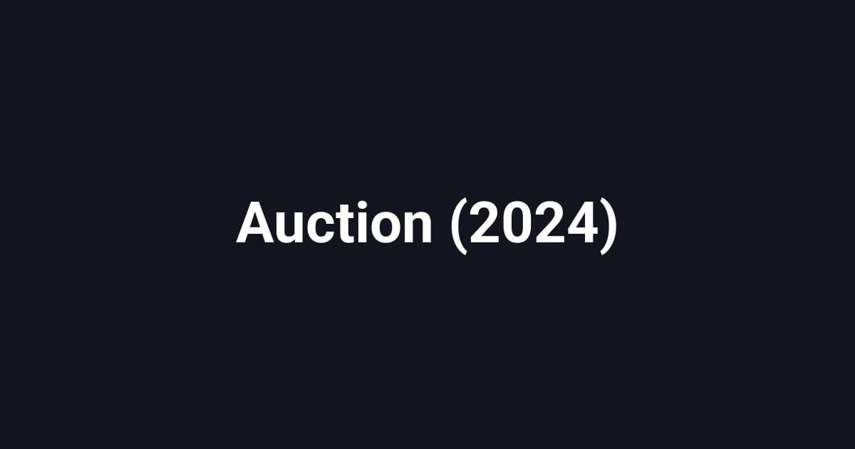 Auction (2024)