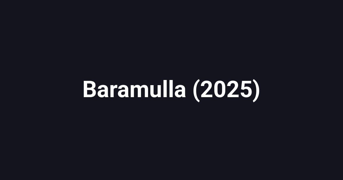 Baramulla (2025)