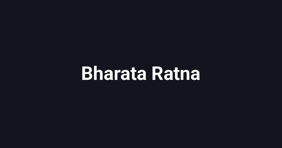 Bharata Ratna