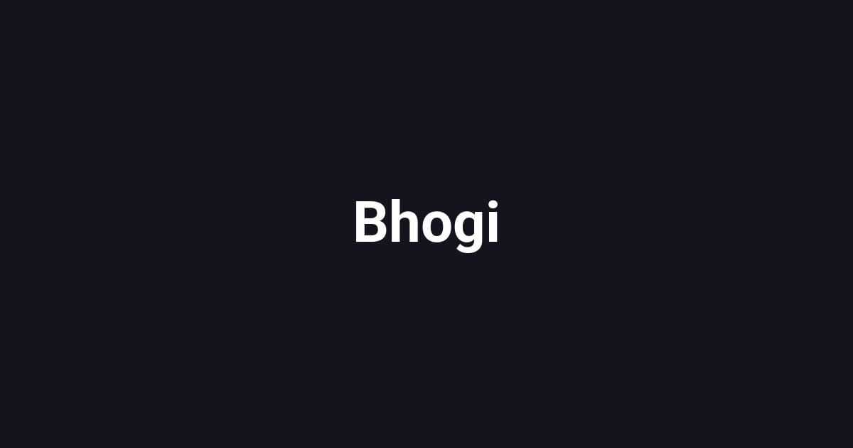 Bhogi
