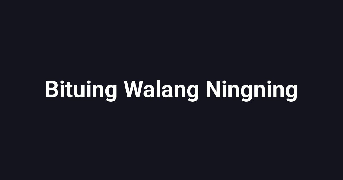 Bituing Walang Ningning