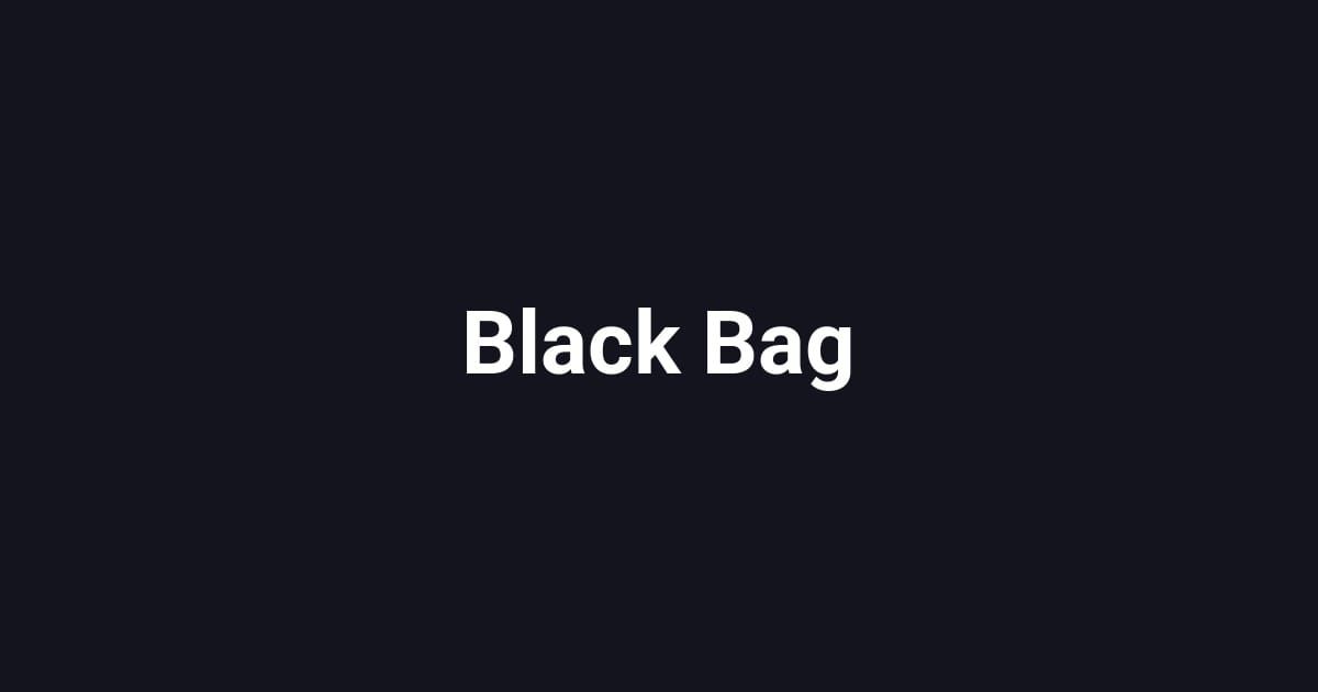 Black Bag