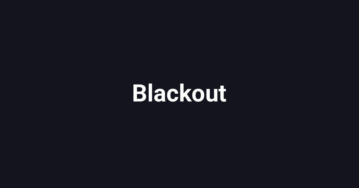 Blackout