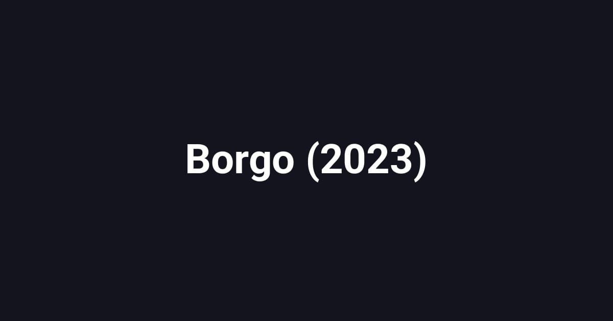 Borgo (2023)