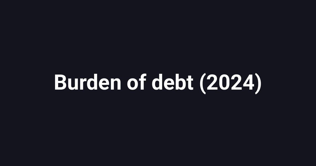 Burden of debt (2024)