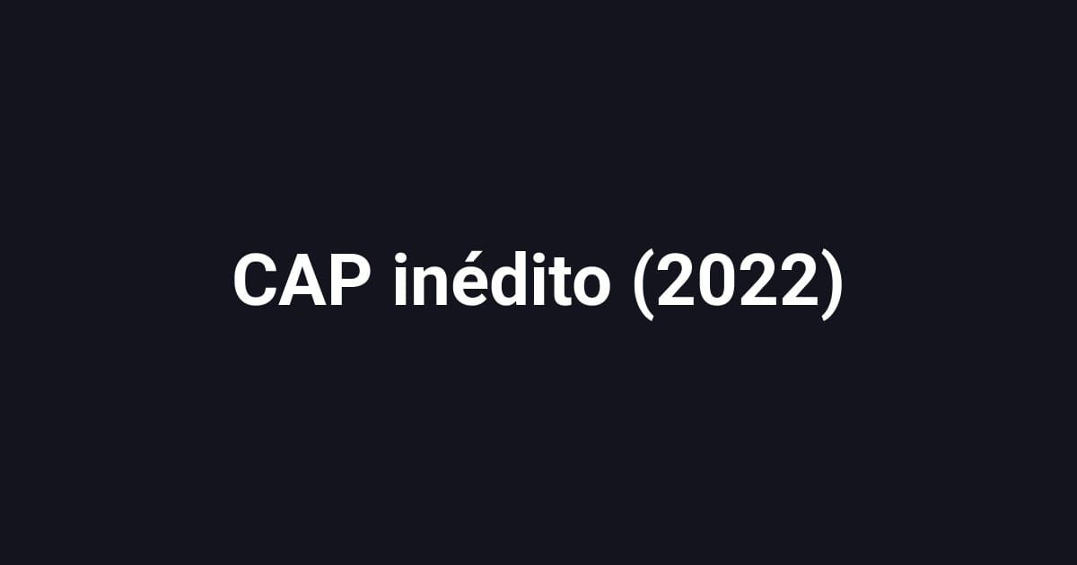 CAP inédito (2022)
