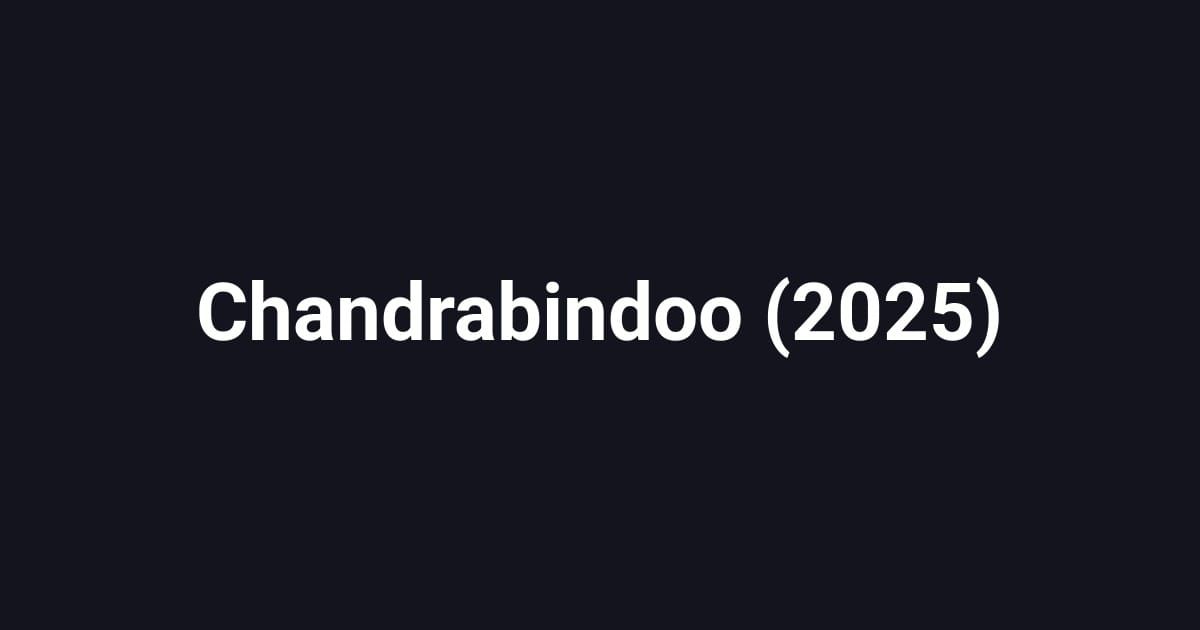 Chandrabindoo (2025)