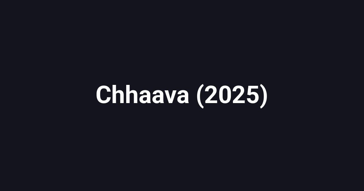Chhaava (2025)