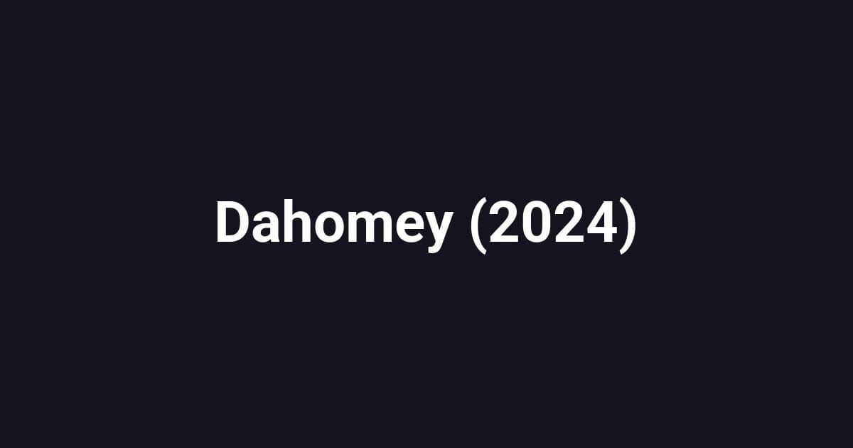 Dahomey (2024)