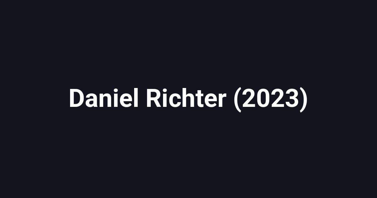 Daniel Richter (2023)