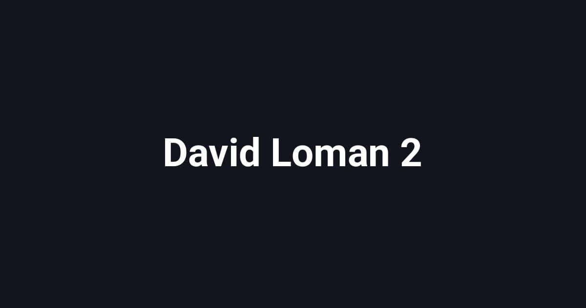 David Loman 2