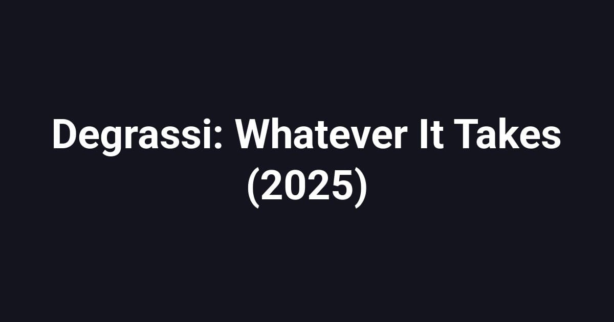 Degrassi: Whatever It Takes (2025)