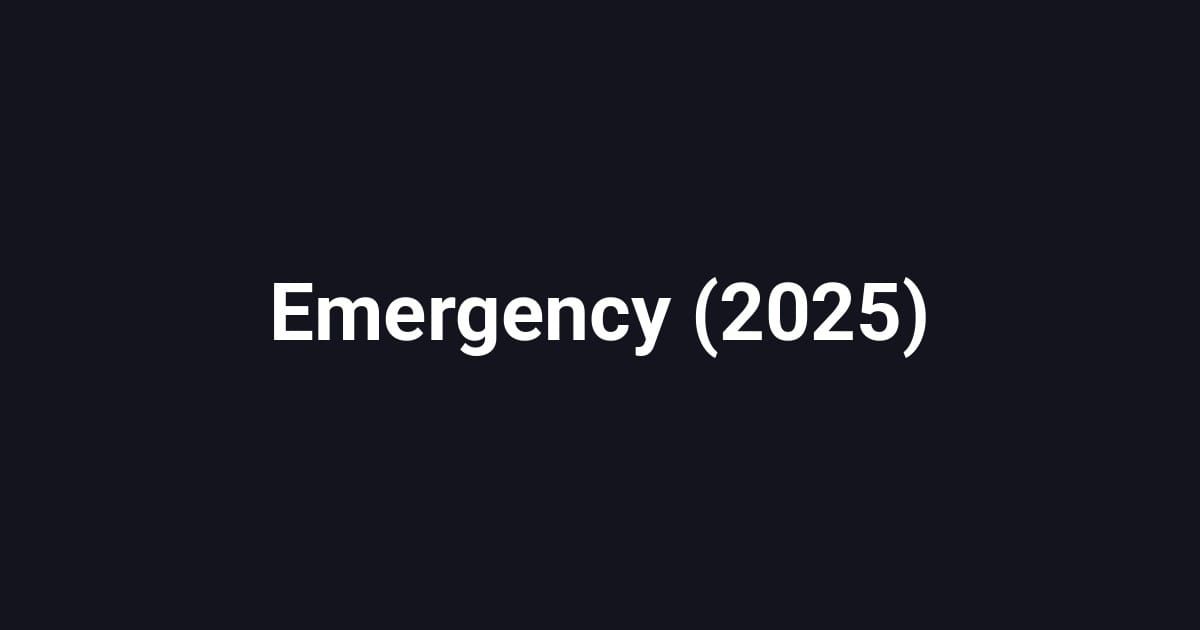 Emergency (2025)