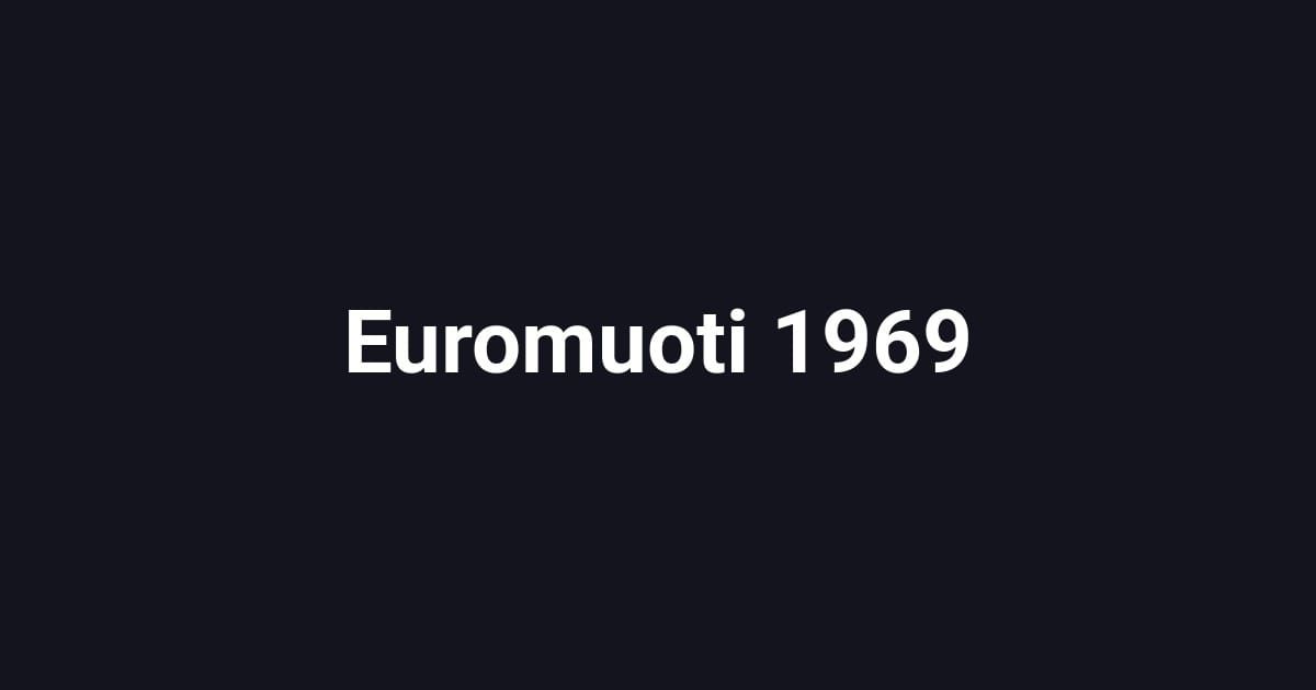 Euromuoti 1969
