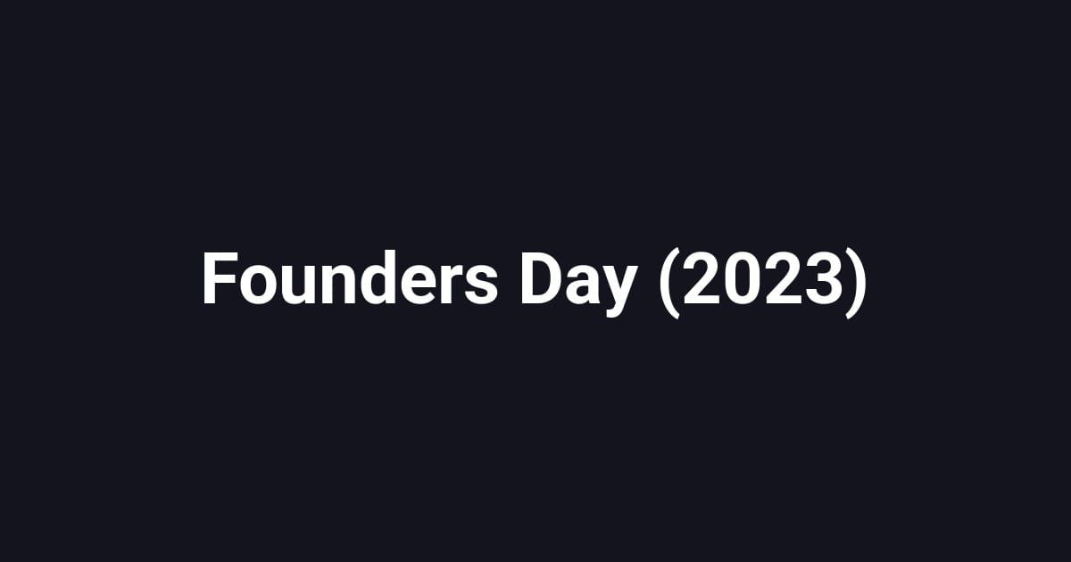 Founders Day (2023)