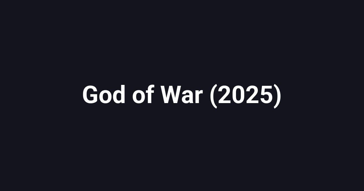 God of War (2025)