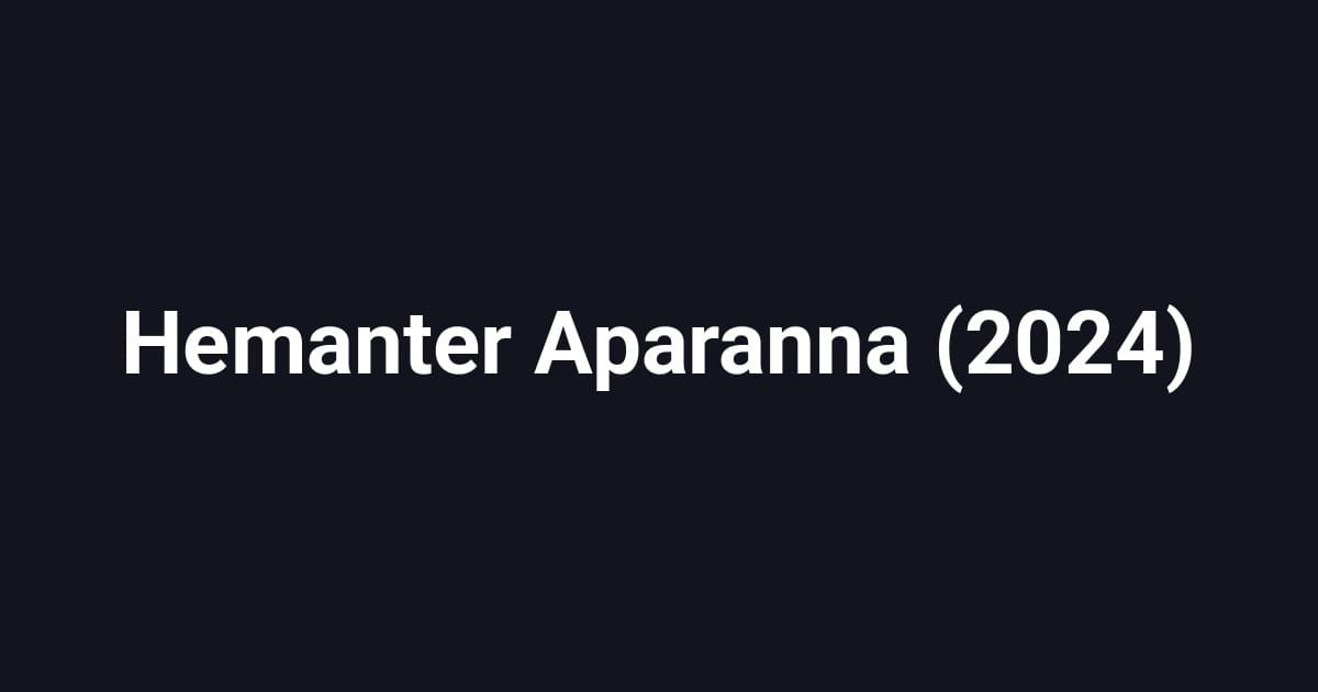 Hemanter Aparanna (2024)