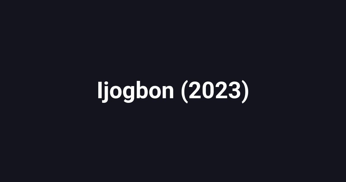Ijogbon (2023)