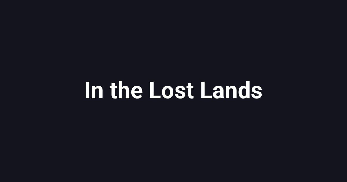 In the Lost Lands