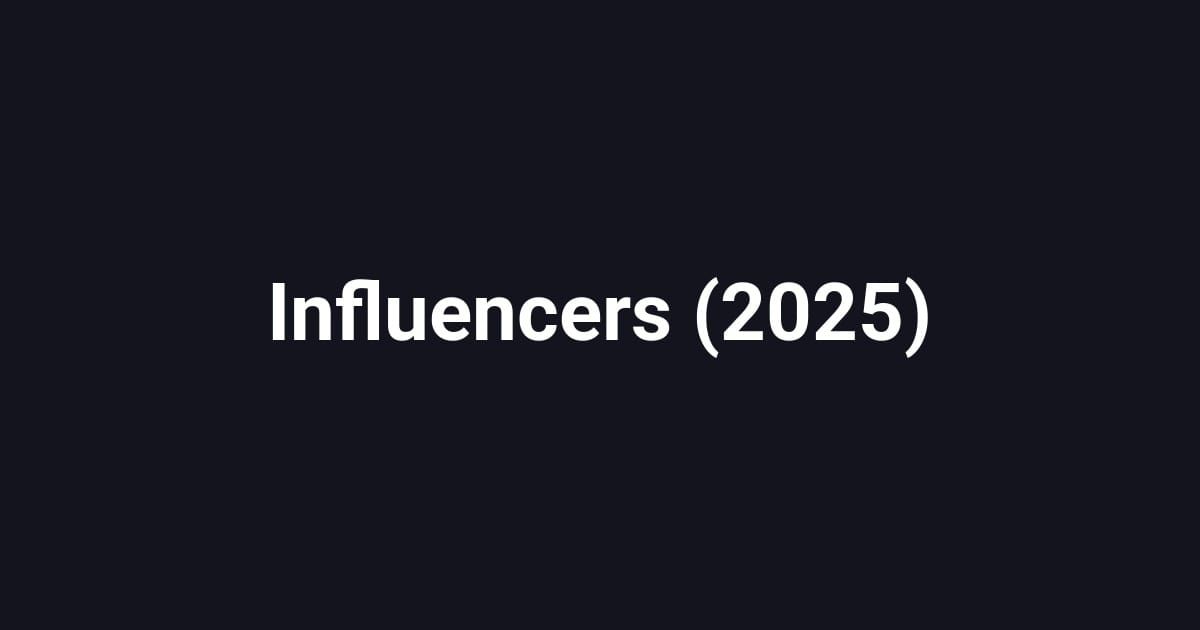 Influencers (2025)