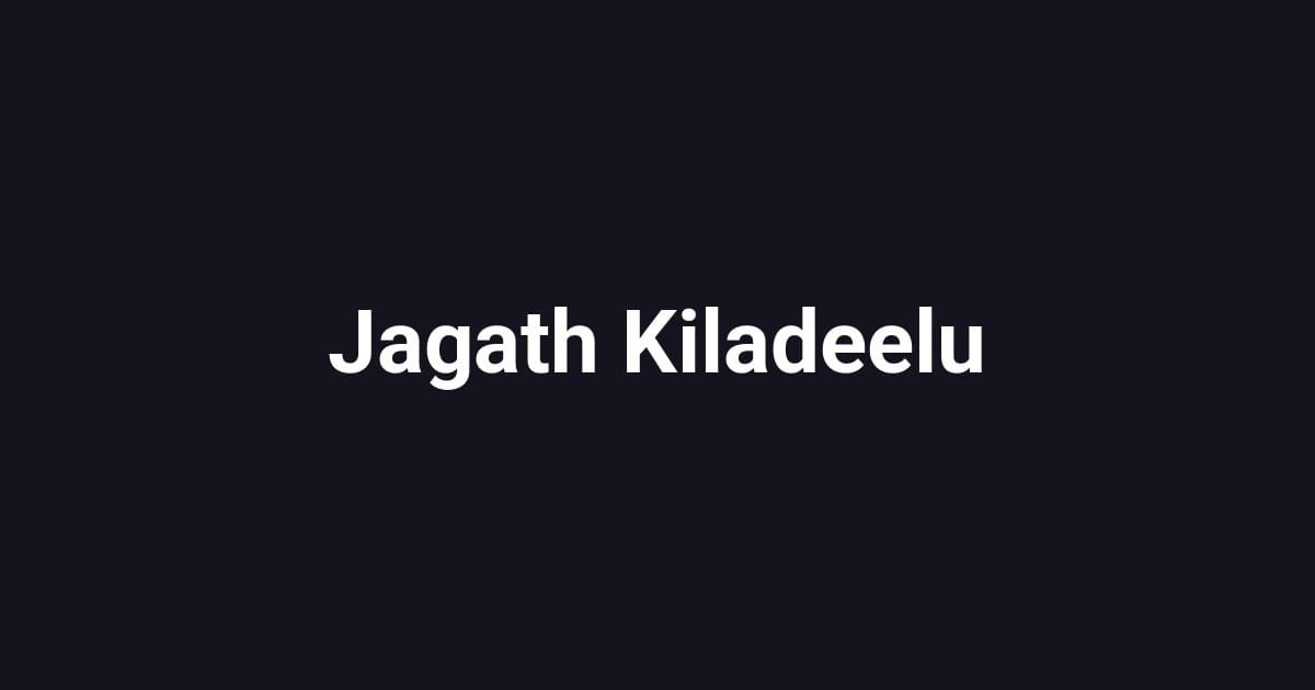 Jagath Kiladeelu