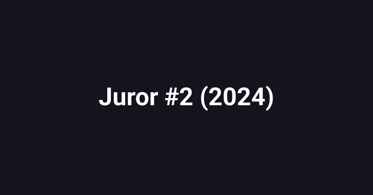 Juror #2 (2024)
