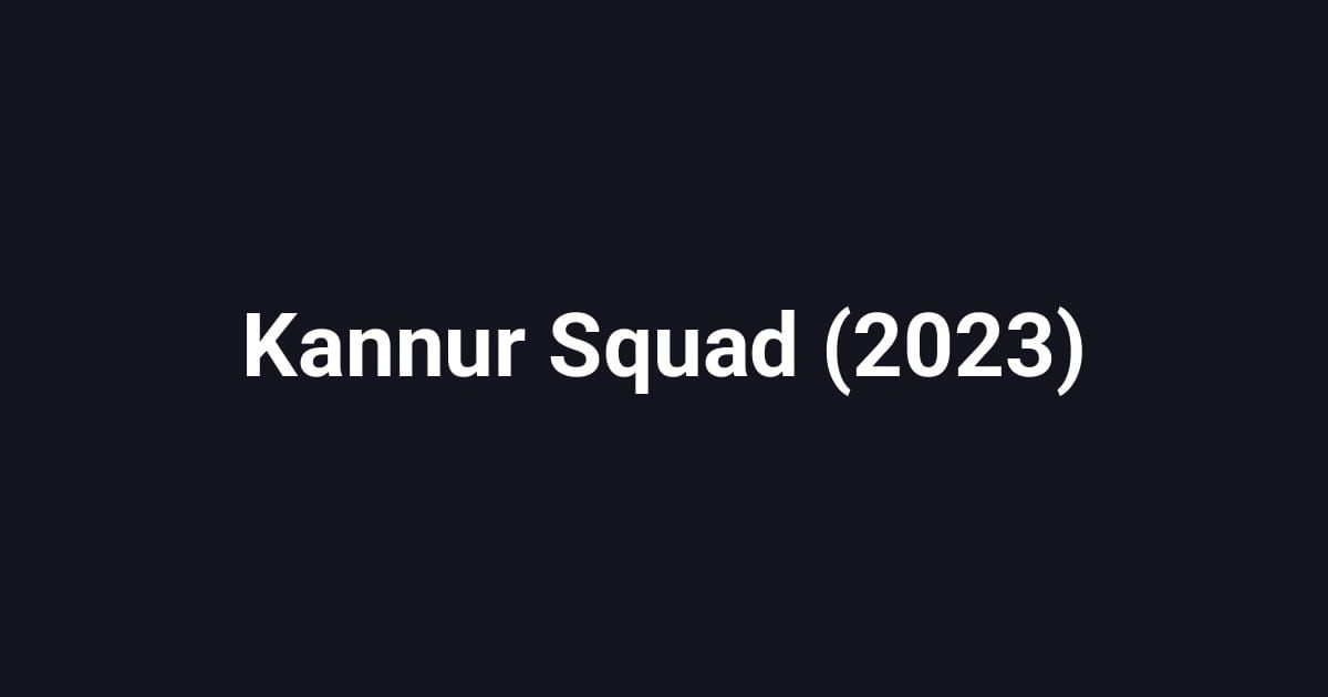Kannur Squad (2023)