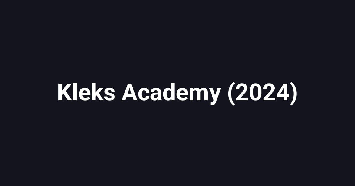 Kleks Academy (2024)