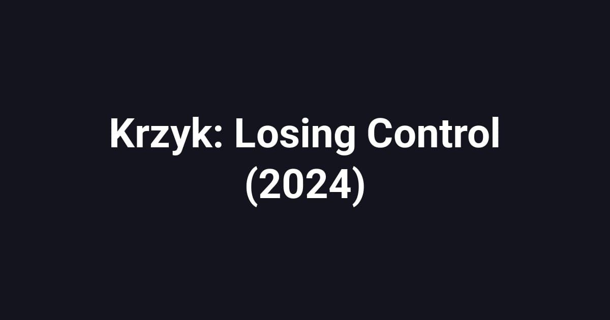 Krzyk: Losing Control (2024)