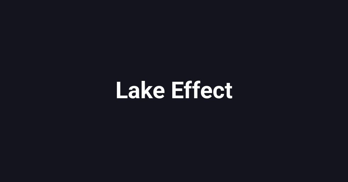 Lake Effect