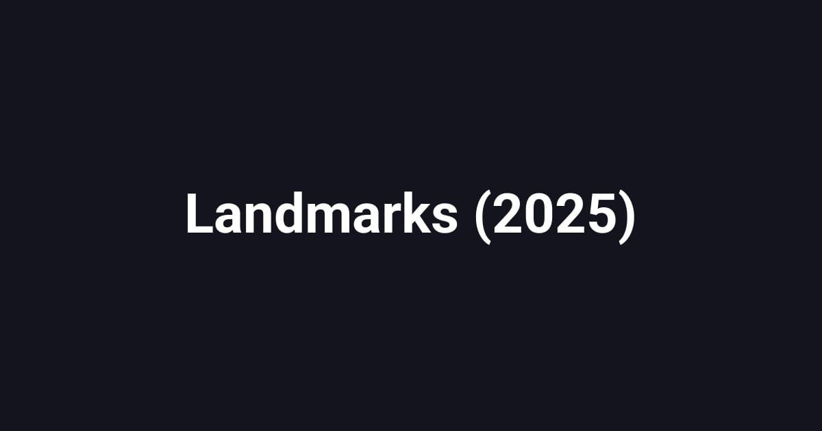 Landmarks (2025)