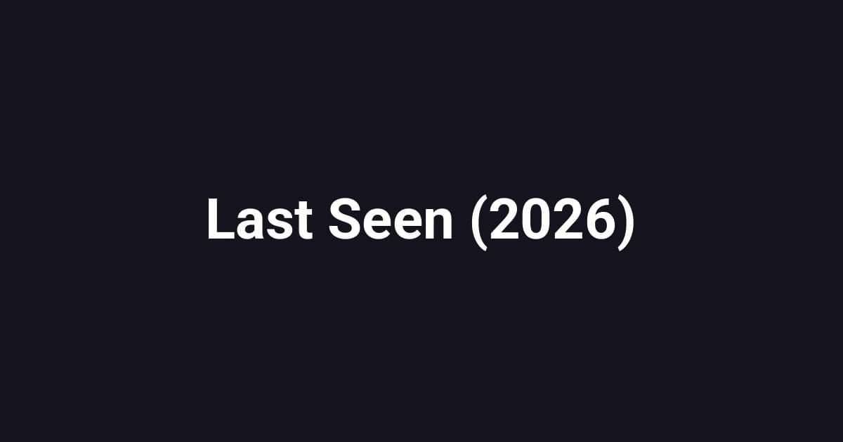 Last Seen (2026)