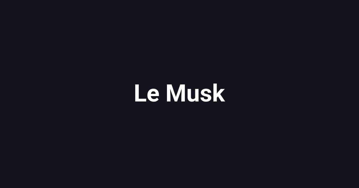 Le Musk