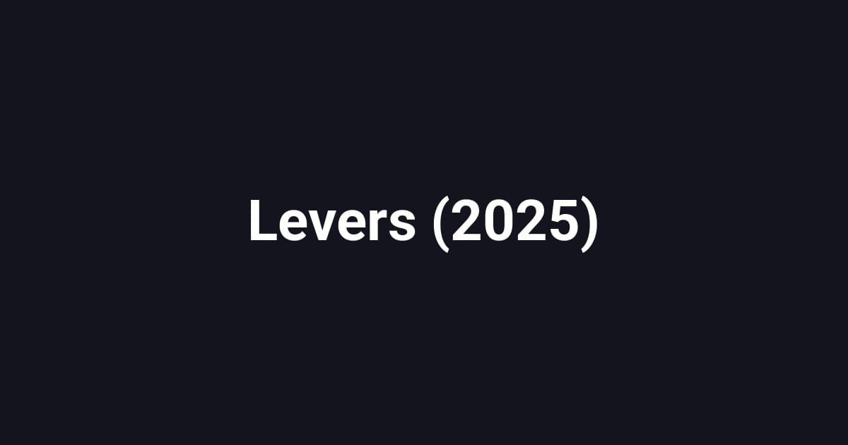 Levers (2025)