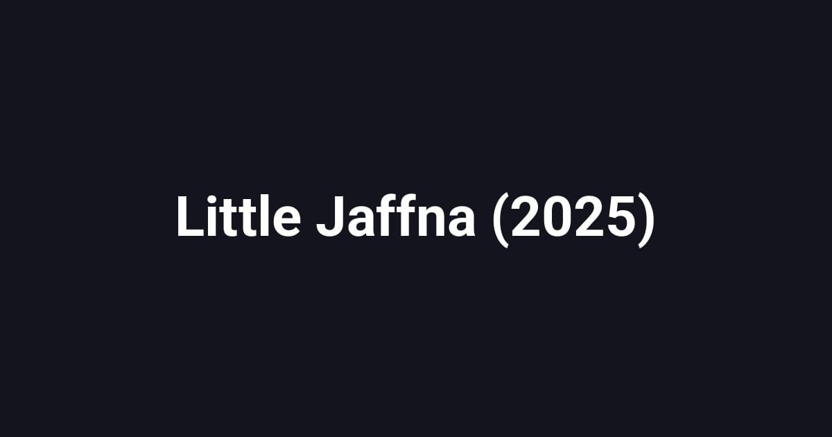 Little Jaffna (2025)